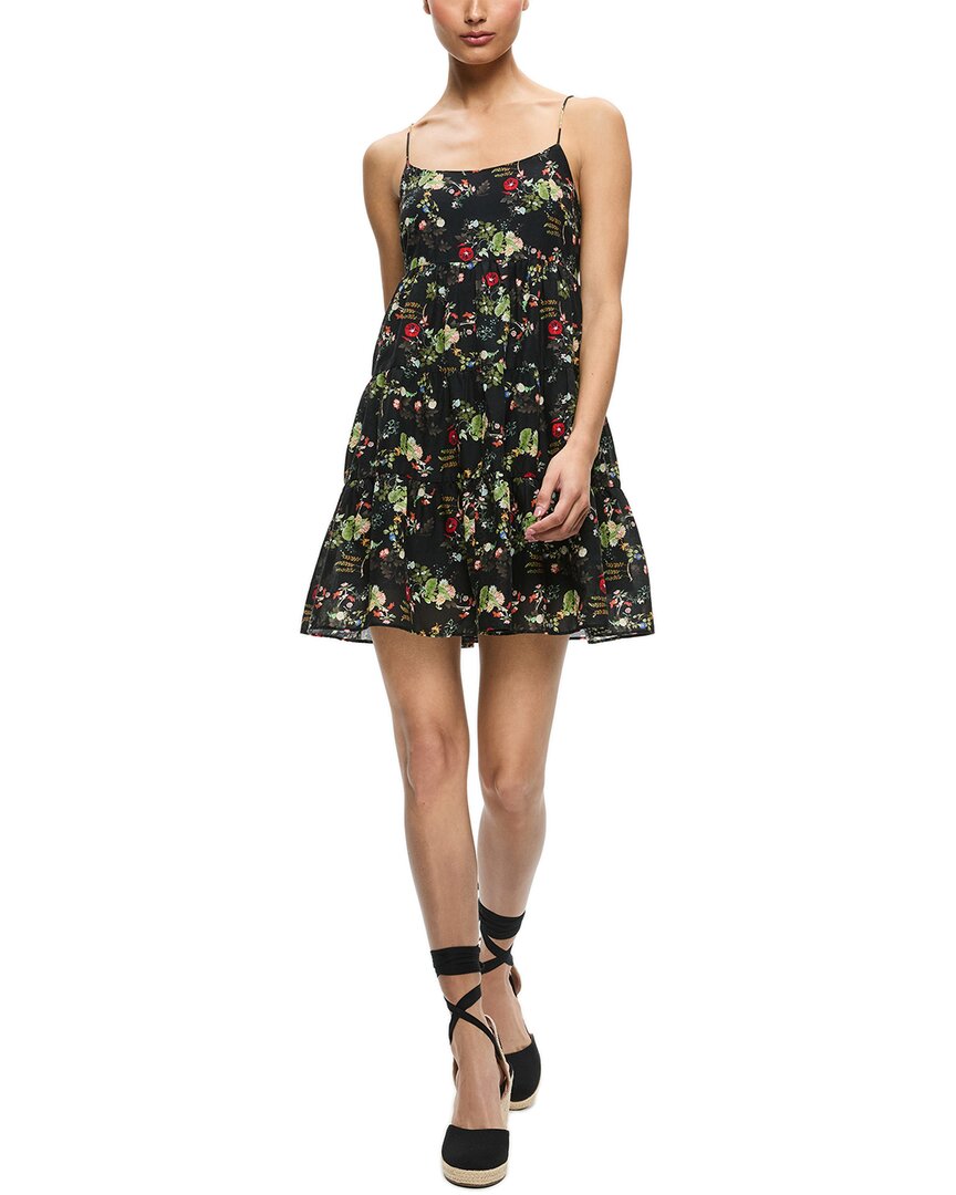 

Мини-платье на тонких бретельках alice + olivia Collen, розовый