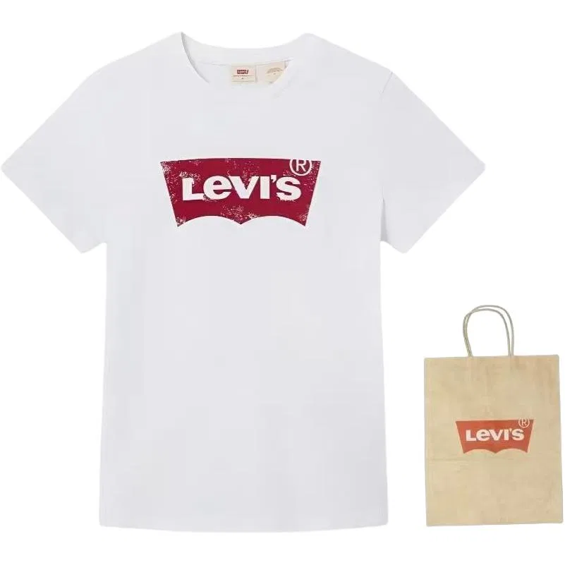 Футболка женская с круглым вырезом Levis белая