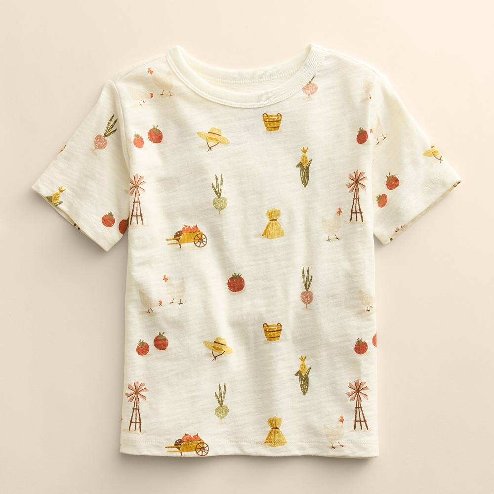 

Футболка Little Co. для детей 4–12 лет от Lauren Conrad Organic Core Little Co. by Lauren Conrad, цвет Farm Print