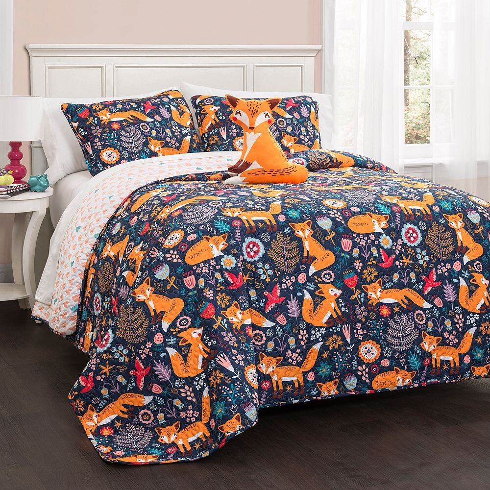 

Комплект одеял Lush Decor Pixie Fox, оранжевый