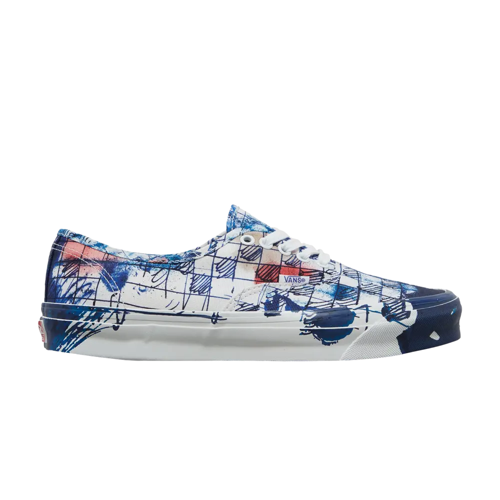 Кроссовки Connor Tingley x OG Authentic LX Vans, синий