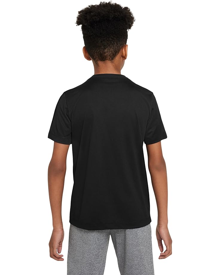 Футболка Nike Kids Dri-FIT Legend Tee Swoosh LBR, черный — фото 2
