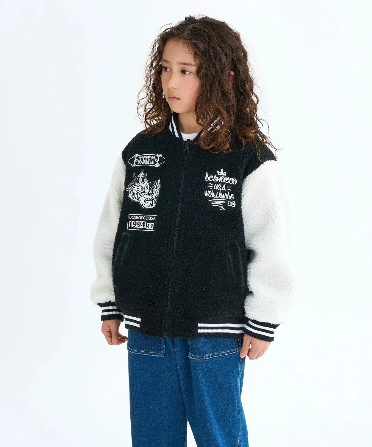 Куртка детская реверсивная DC Shoes 25 KD Reversible STA/DC, полиэстер, чёрный