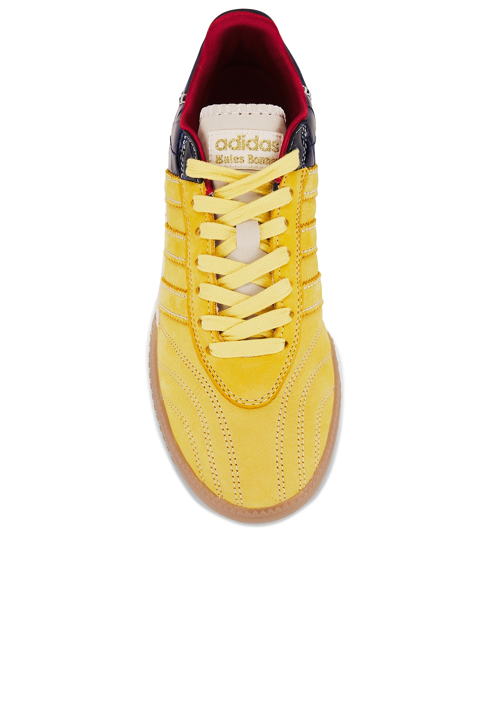Замшевые кроссовки Samba Mn adidas by Wales Bonner, цвет St Fade Gold & Collegiate Navy — фото 4