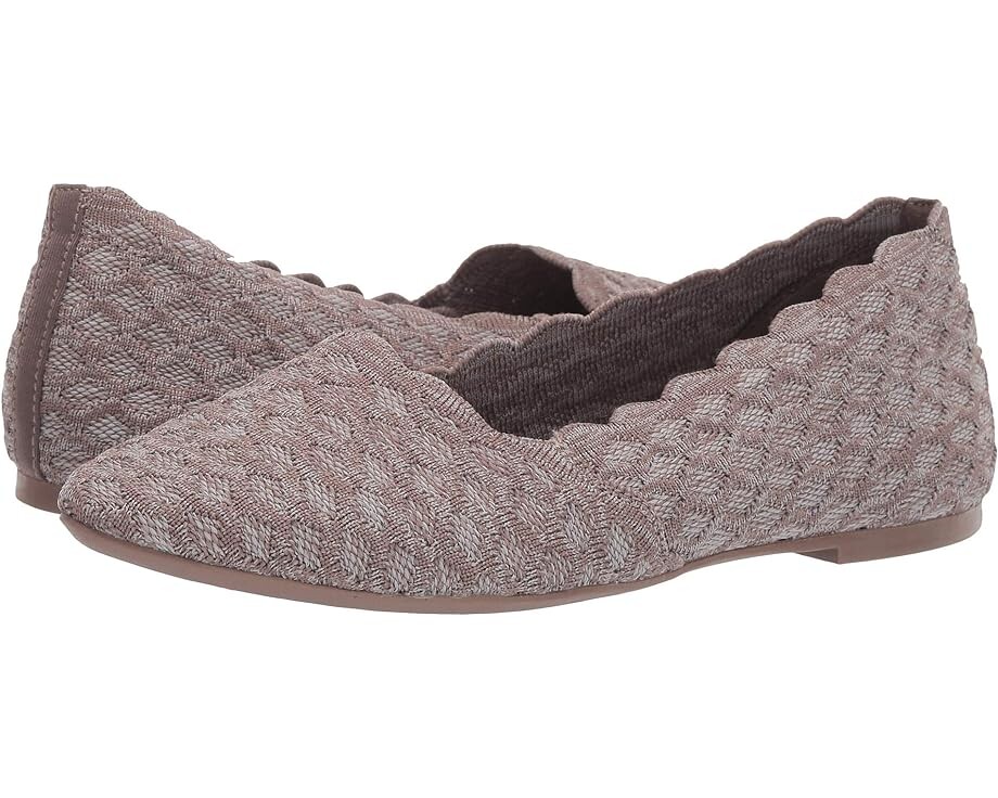 

Балетки SKECHERS Cleo - Honeycomb, цвет Dark Taupe