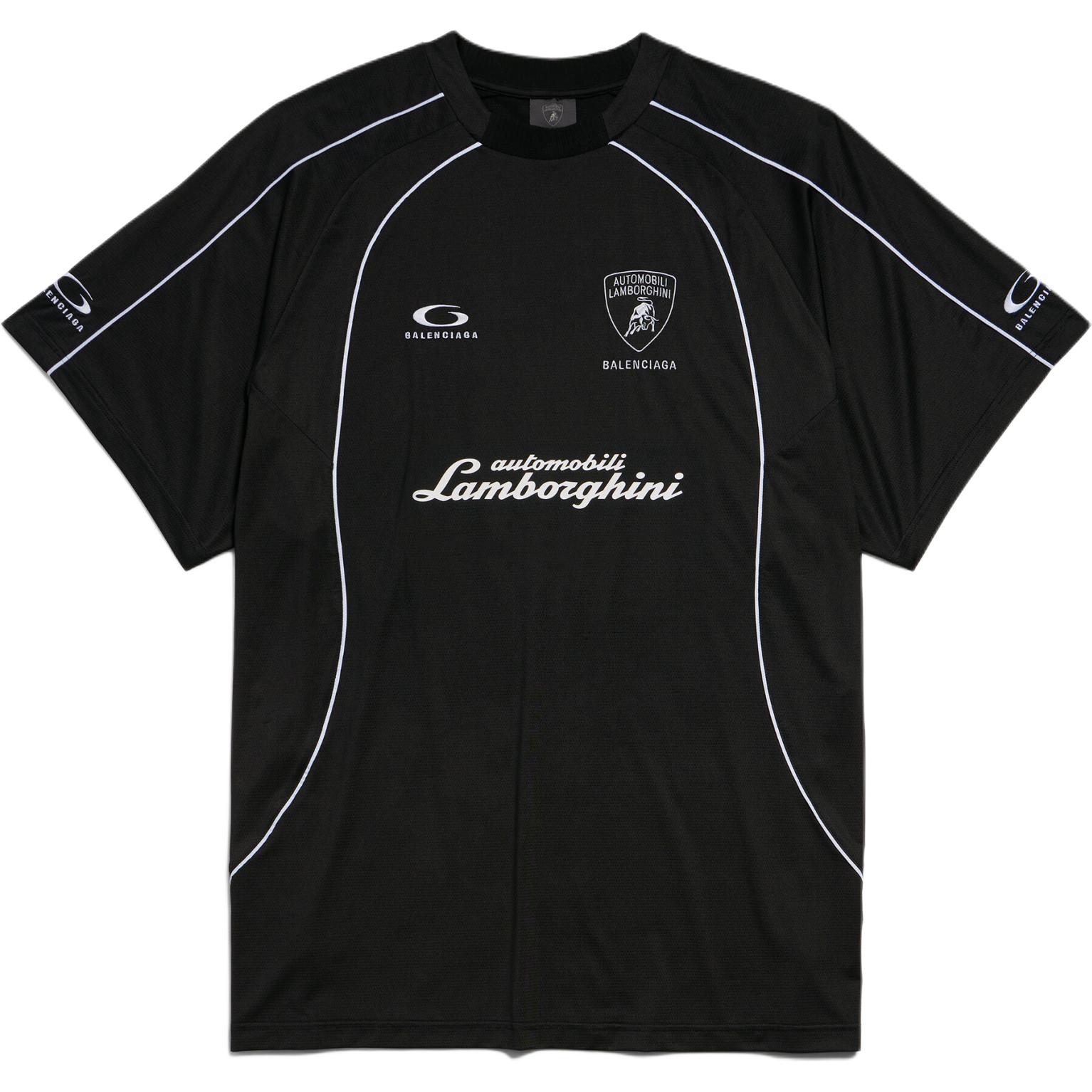 

Футболка Automobili Lamborghini с логотипом Balenciaga, черный
