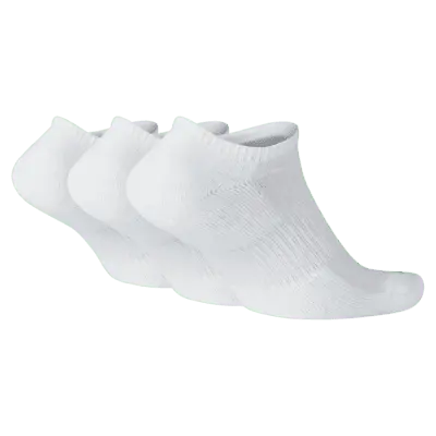 Носки Nike Everyday Plus Cushion Training No-Show (3 шт), белый/черный — фото 2