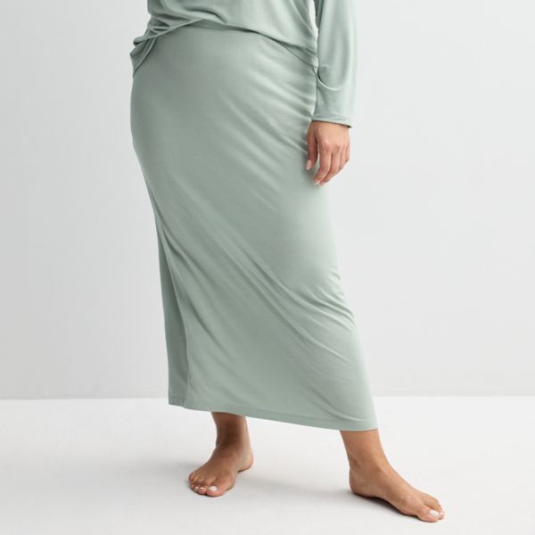 

Свободная ночная сорочка Plus size Sonoma Goods For Life, цвет iceberg green