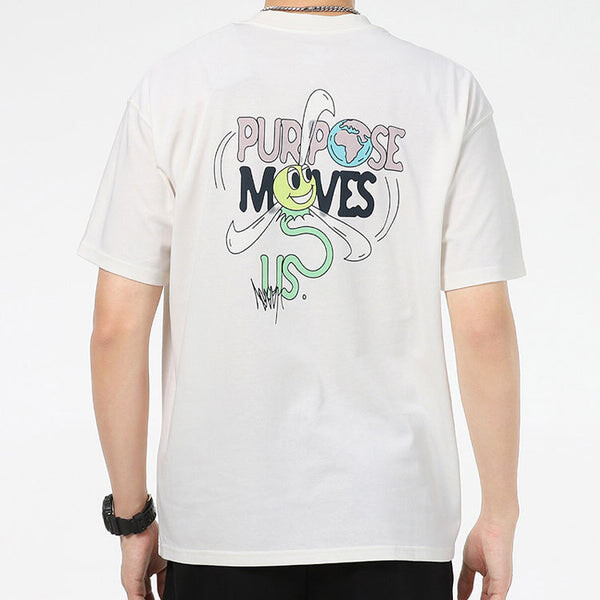 Футболка nsw tee m2z цель повседневные спортивные дышащие алфавитный принт короткий рукав Nike, белый — фото 4