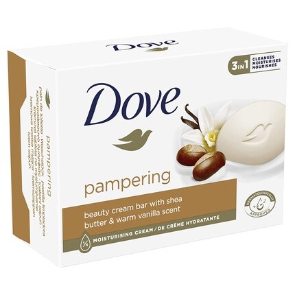 Крем-батончик Beauty Cream Bar с маслом ши и ванильным мылом, Dove — фото 3