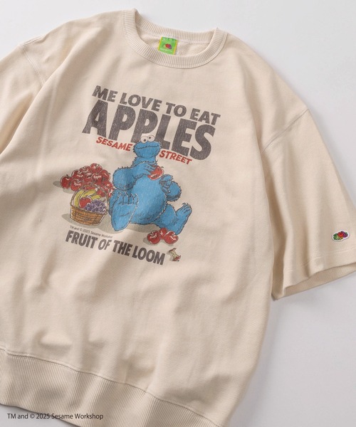 

Футболка с пышными рукавами FRUIT OF THE LOOM, цвет слоновая кость