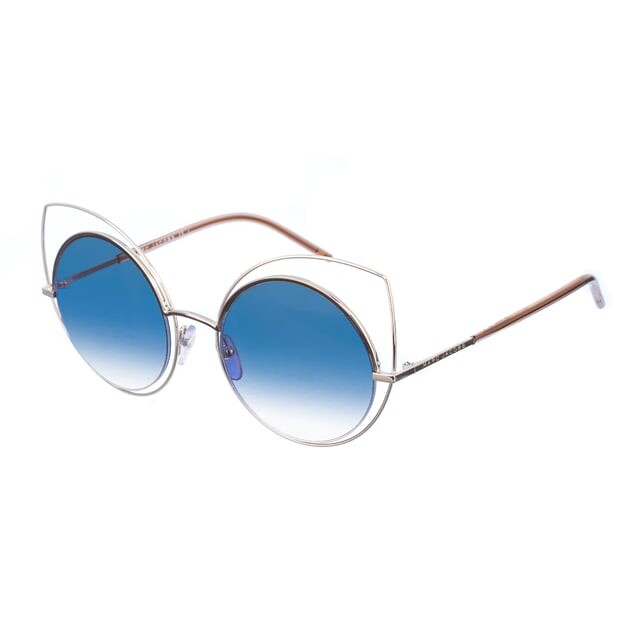 

Женские солнцезащитные очки Marc 10 S из металла круглой формы Marc Jacobs, серебряный