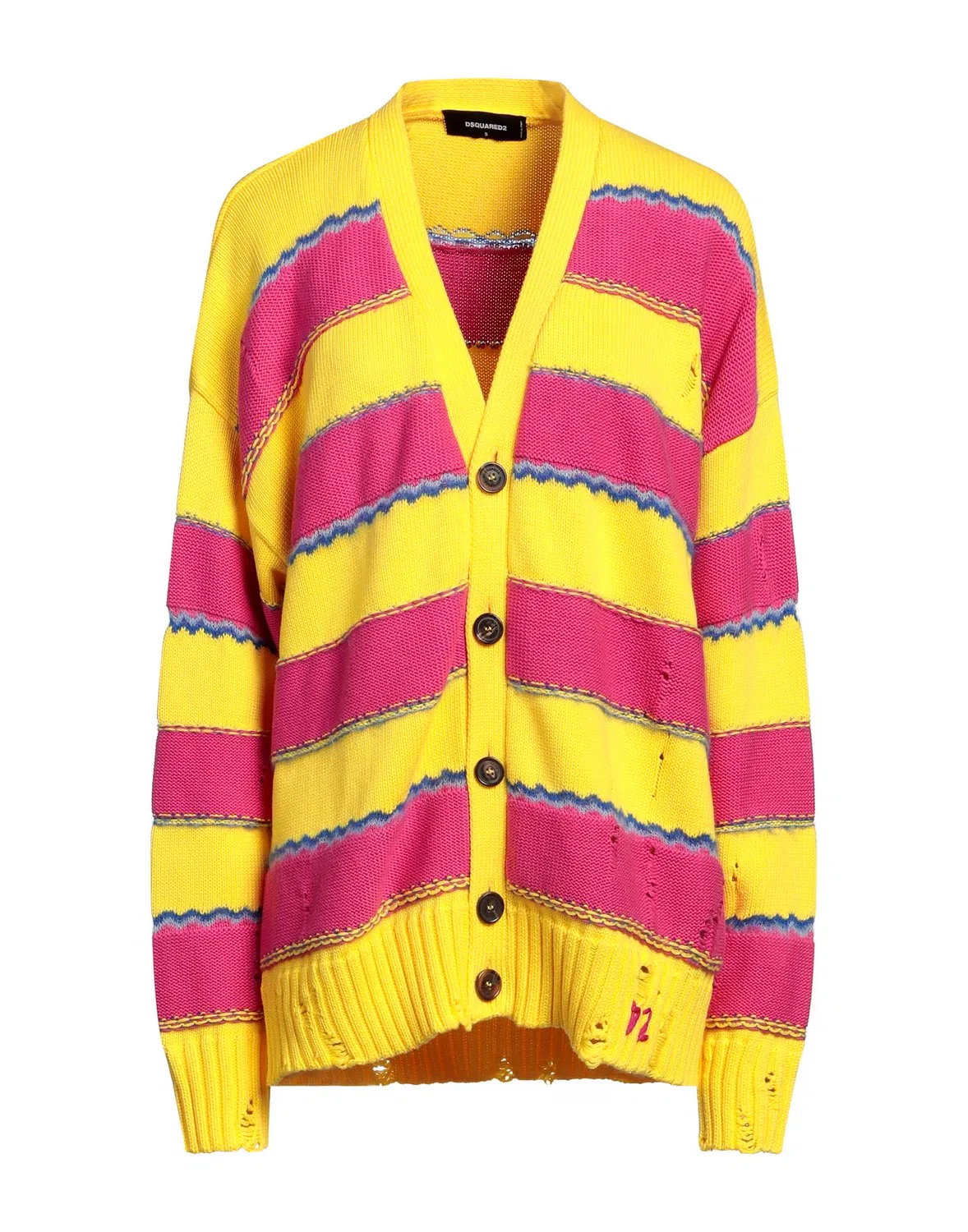 Кардиган желтый полосатый DSQUARED2