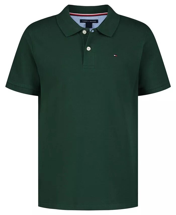 

Рубашка-поло стрейч Big Boys Ivy Tommy Hilfiger, зеленый