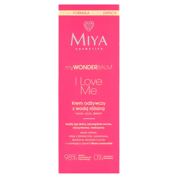 Крем для лица Miya Cosmetics — Питательный с розовой водой, Mywonderbalm i love me, 75 мл — фото 2