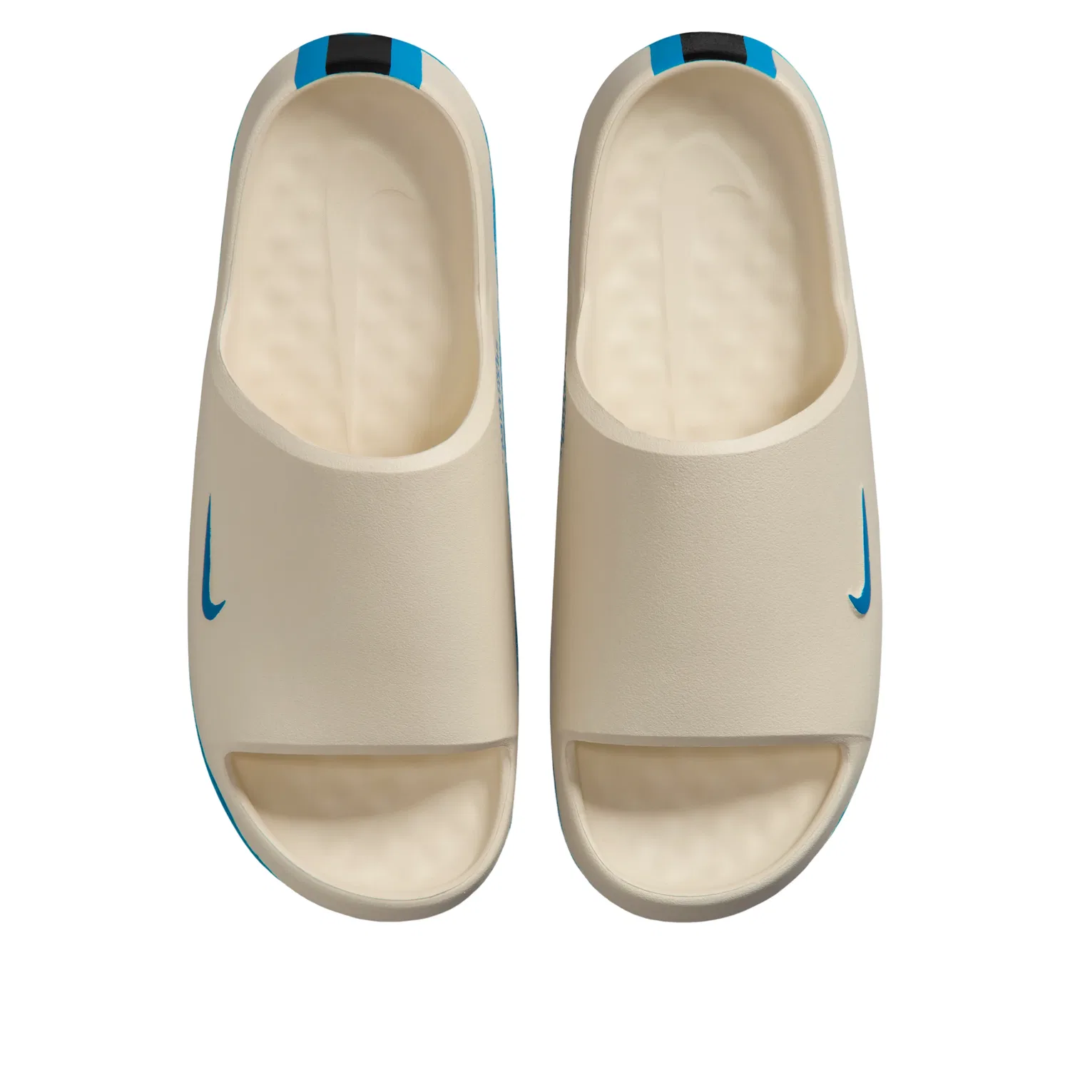 Шлепанцы Nike Calm Slides 'Carolina Panthers' IM7299-100, бежевый — фото 3