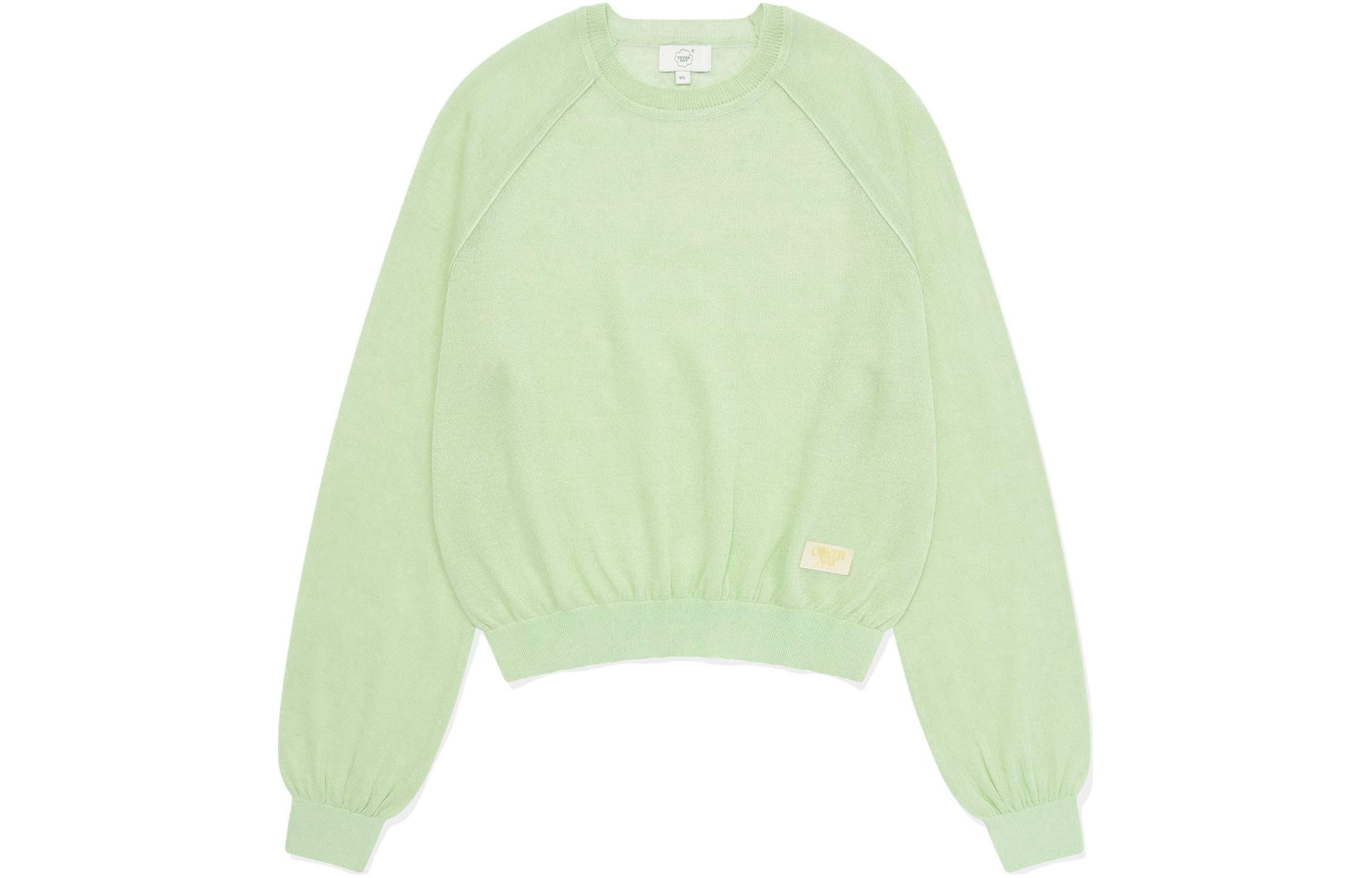 

SS24 Вязаный свитер женский светло-лаймовый COVERNAT, Light Lime