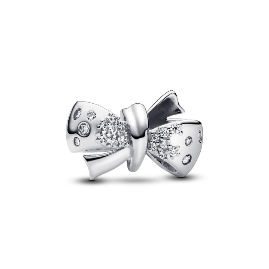 

Шарм Sparkling Bow Pandora, стерлинговое серебро