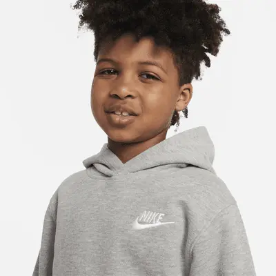 Худи Nike Sportswear Club Fleece, темно-серый — фото 3