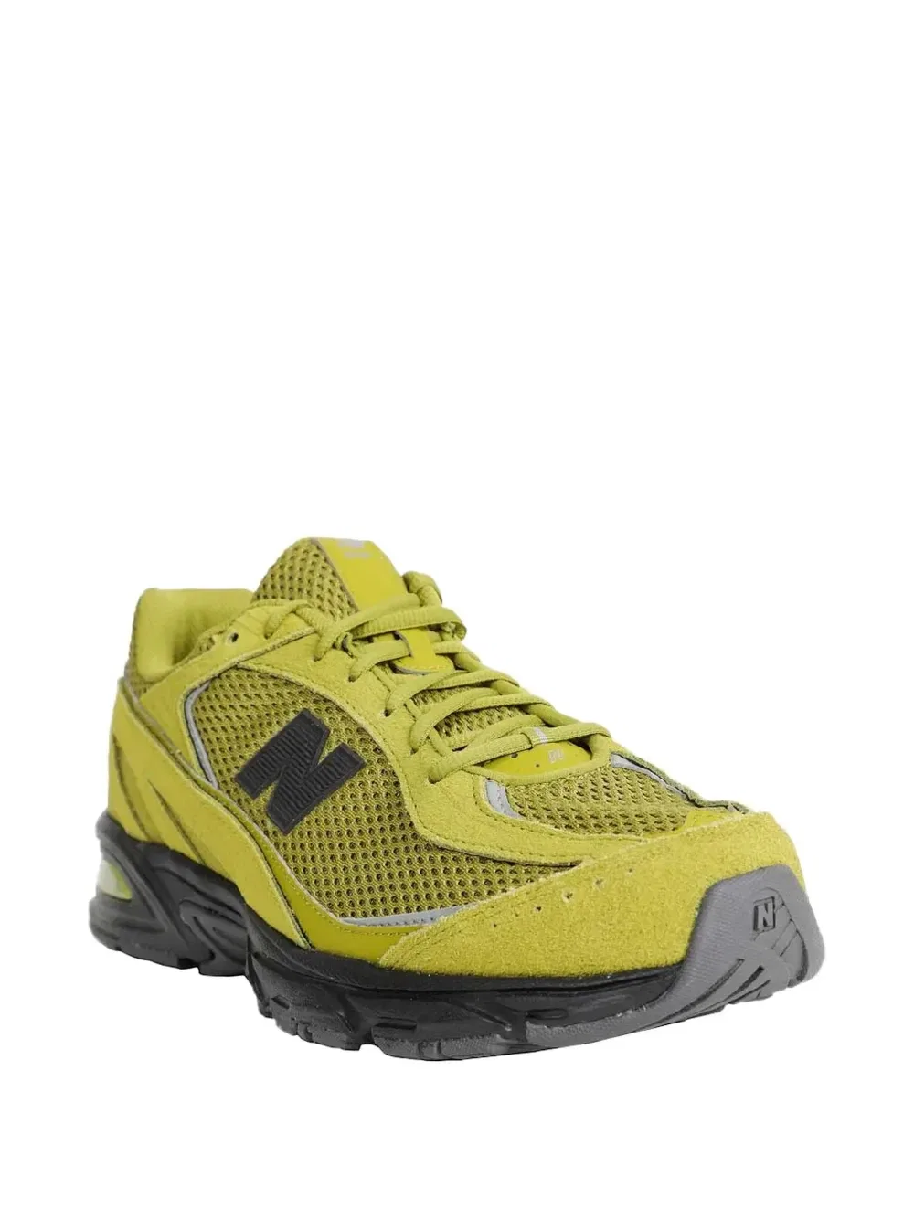 Кроссовки со вставками из замши New Balance, зеленый — фото 2