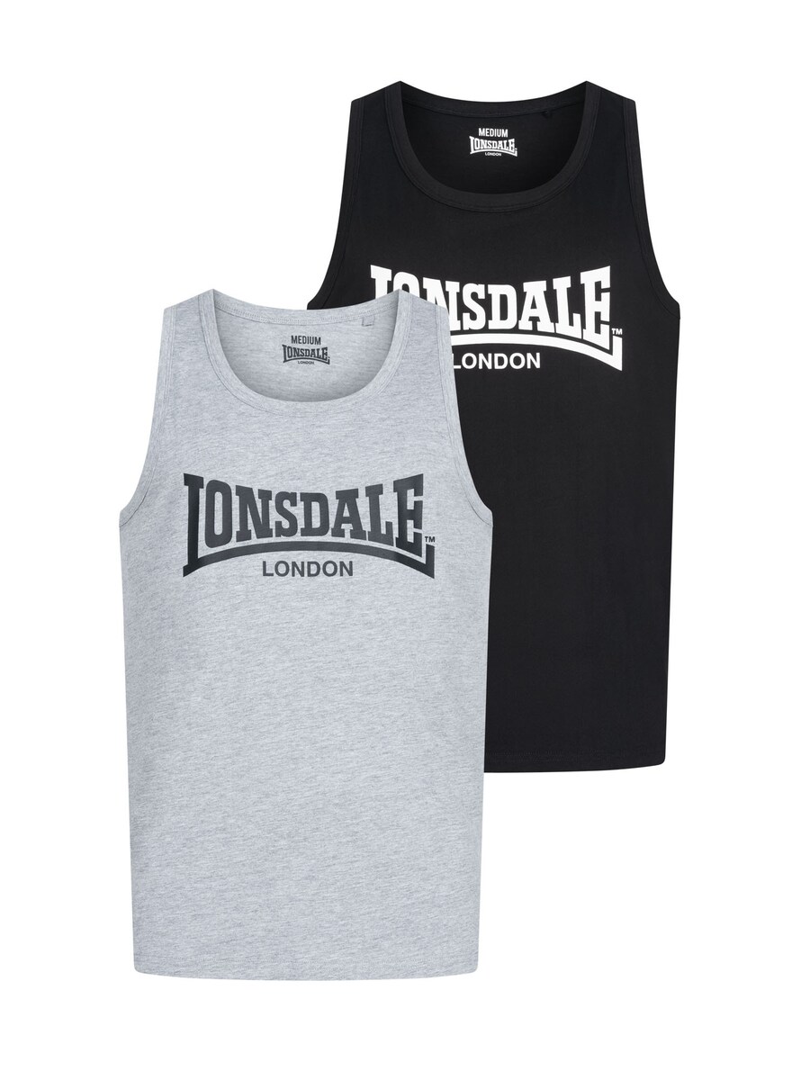 

Рубашка LONSDALE Averham, цвет mottled grey/Black