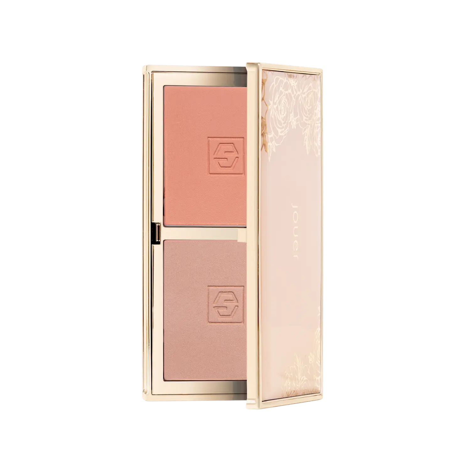 

Румяна Blush Bouquet Dual Blush Palette Jouer Cosmetics, Adore (Adore Me: matte warm dusty peach/ Hold Me: shimmering warm nude peach)