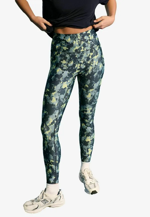 Активные силовые спортивные леггинсы брюки Next, Camo Print