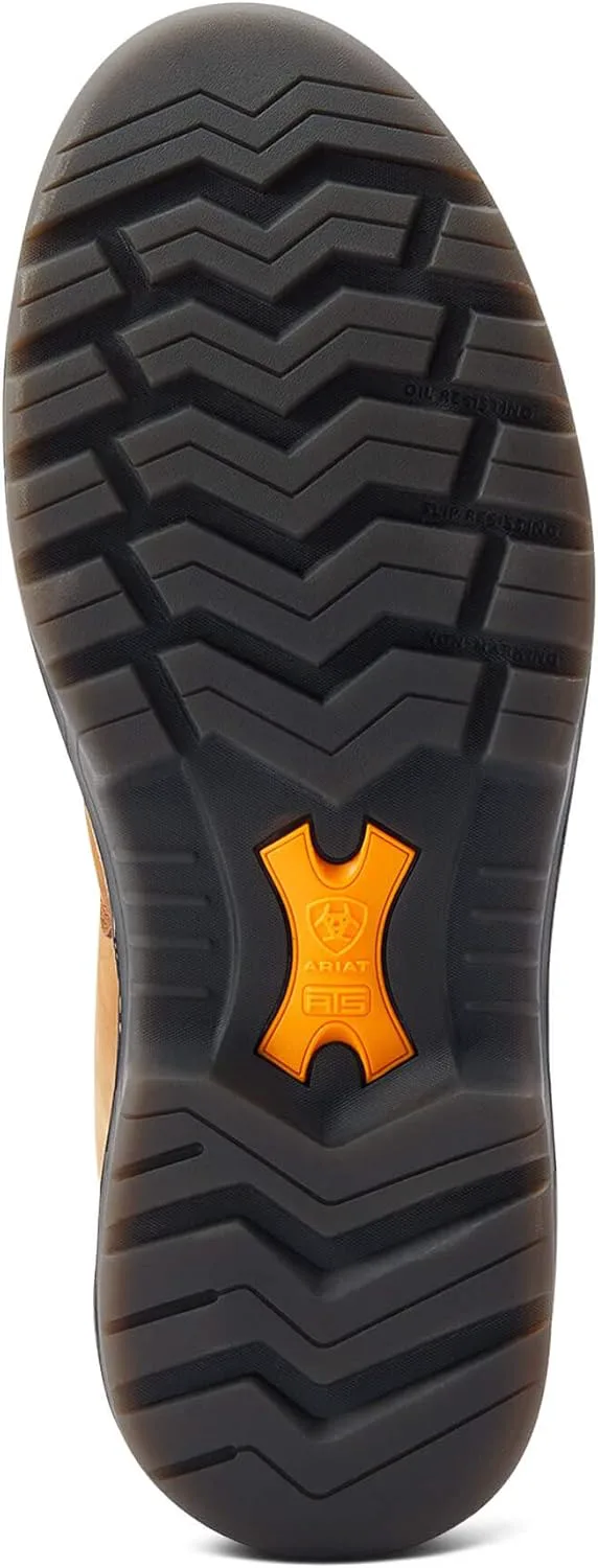 Мужские рабочие ботинки Ariat Turbo Outlaw 8" Csa Metguard водонепроницаемые с углеродным носком, коричневый — фото 2