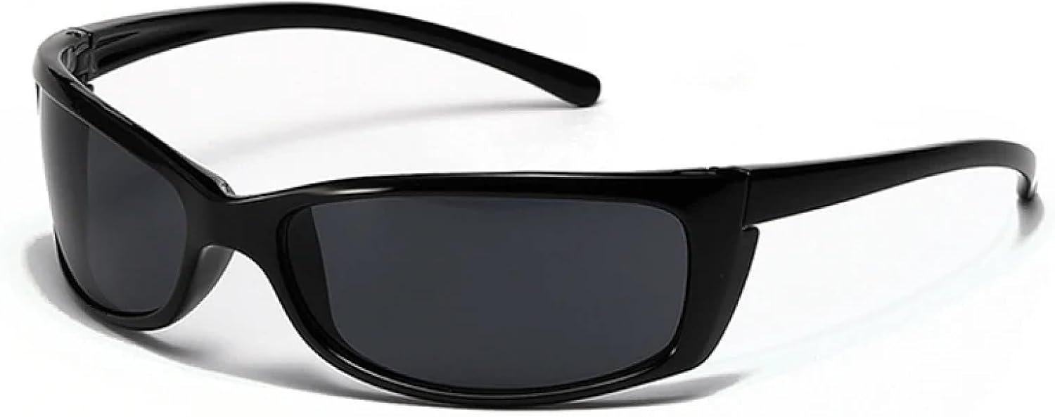 

Ретро-солнцезащитные очки в стиле «кошачий глаз» в панк-стиле для женщин, защита от УФ-излучения UV400, модные очки для мужчин, для занятий спортом на открытом воздухе и вождения TVTBBVV, Black Grey