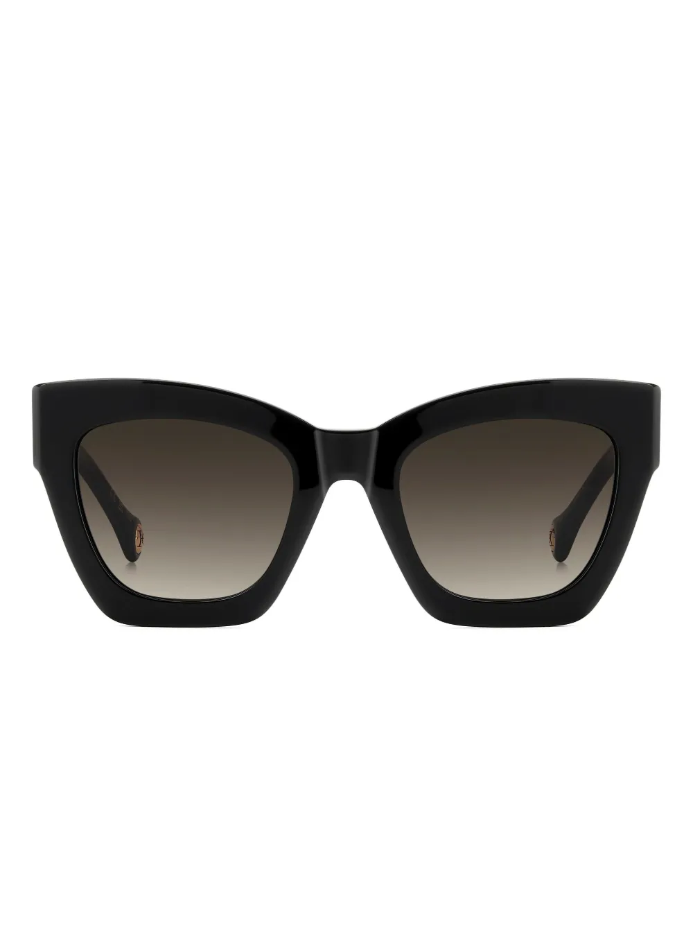 

Солнцезащитные очки в форме "кошачий глаз" с градиентными линзами Carolina Herrera, черный