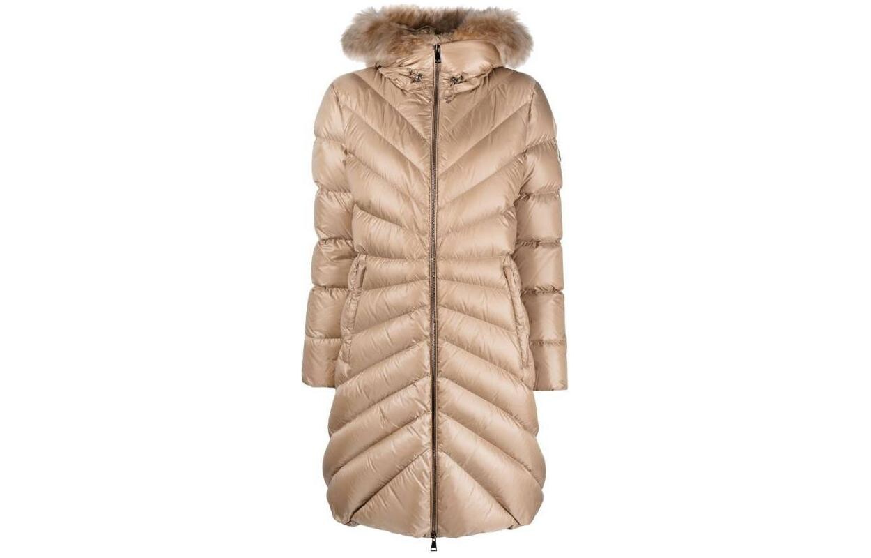 

Пуховик женский бежевый Moncler