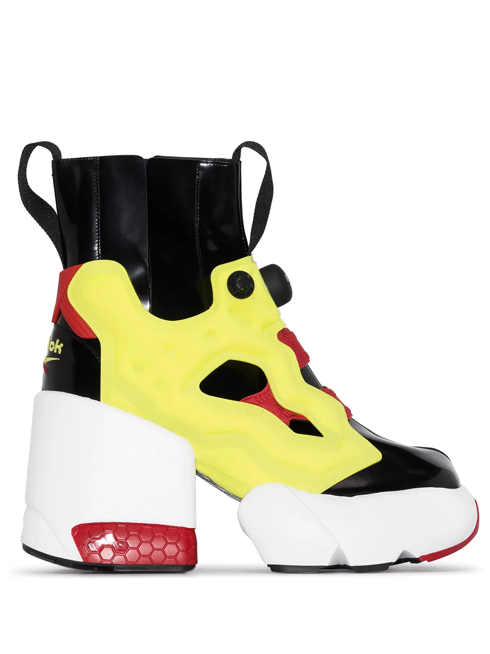 Ботильоны Tabi Instapump Fury Hi из коллаборации с Reebok MAISON MARGIELA, черный