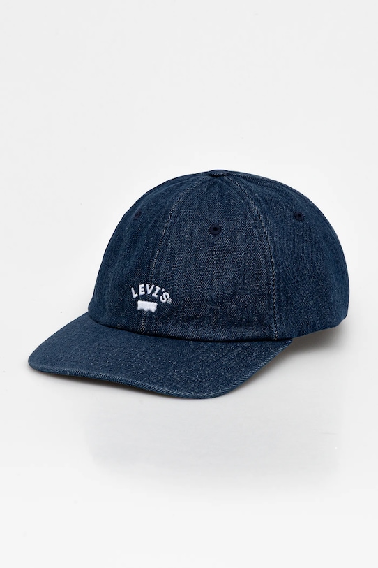

Хлопковая кепка с козырьком Levi'S, темно-синий