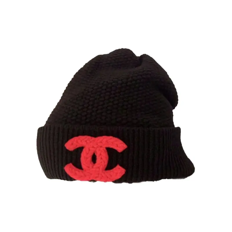 

CHANEL Женская шапка бини, Black