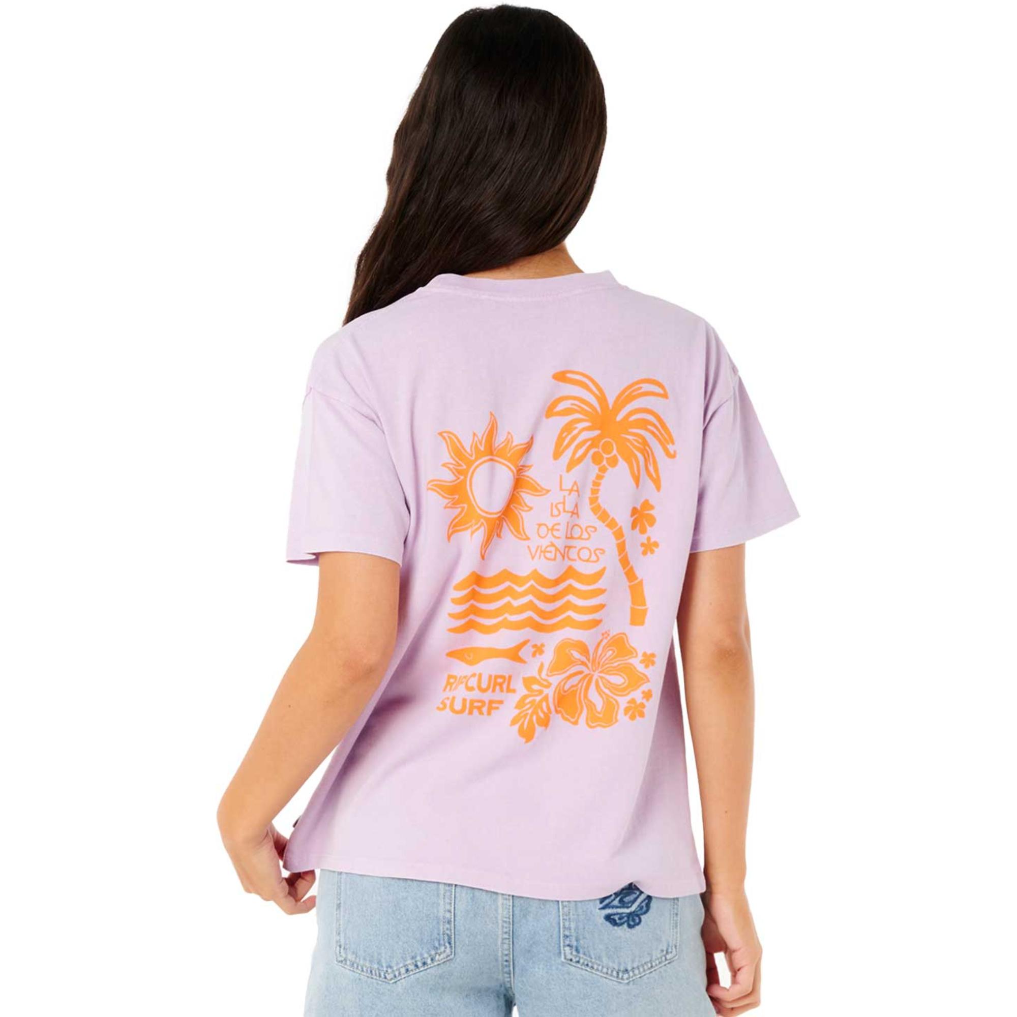 

Женская футболка Cala Nights свободного кроя Rip Curl, Lilac, Фиолетовый, Женская футболка Cala Nights свободного кроя Rip Curl, Lilac