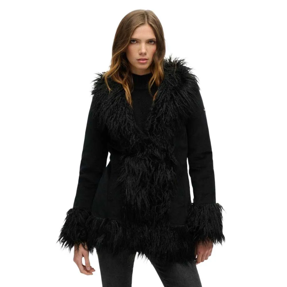 

Куртка Superdry Vintage Afghan, черный