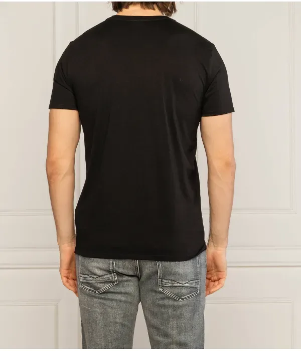 Футболка regular fit Lacoste, черный — фото 3