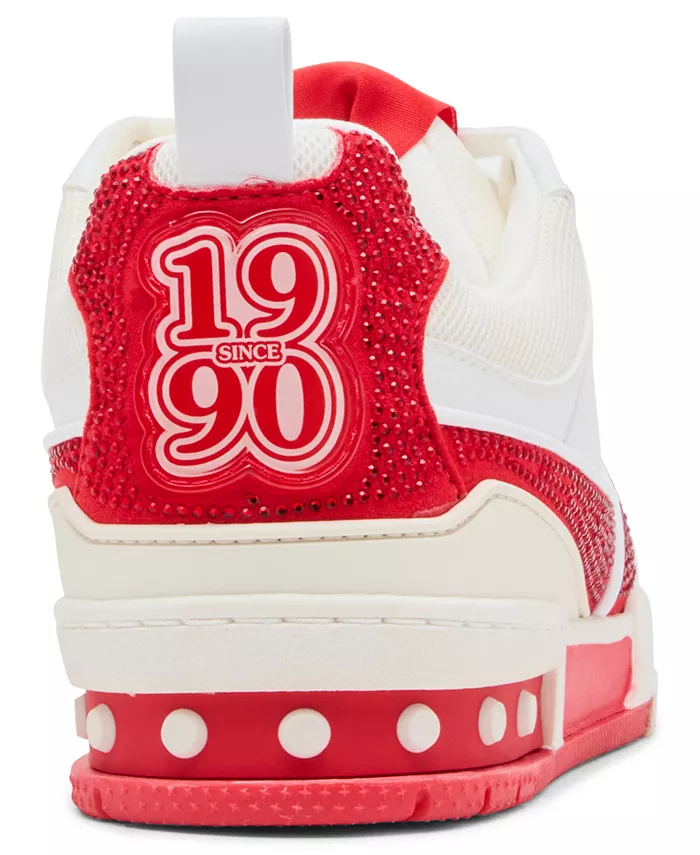 Скейтерские кроссовки Skater-R Chunky на шнуровке Steve Madden, красный — фото 4