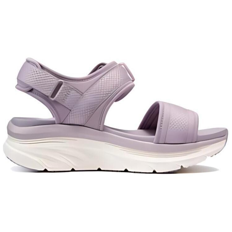 Пляжные сандалии женские лавандового цвета Skechers — фото 2