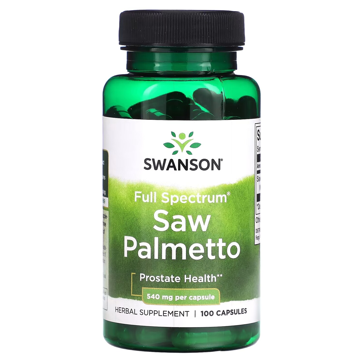 

Swanson Saw Palmetto 540 мг 100 капсул