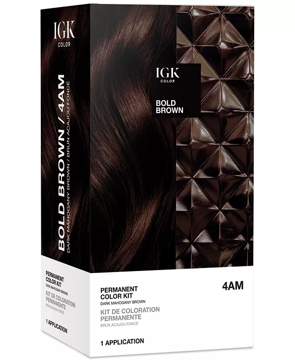 Набор из 6 перманентных красок Igk Hair, bold brown