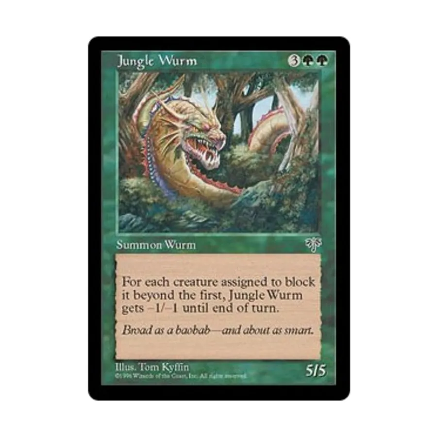 

CCG Джунглевой Вурм (К), MTG - Mirage