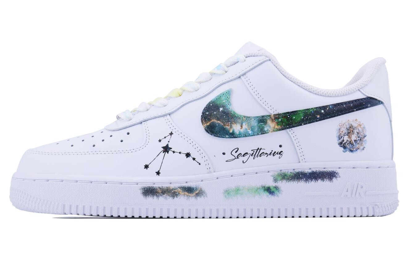 

Кроссовки Nike Air Force 1 Skateboarding Shoes Women's Low-top Brown/Green, белый