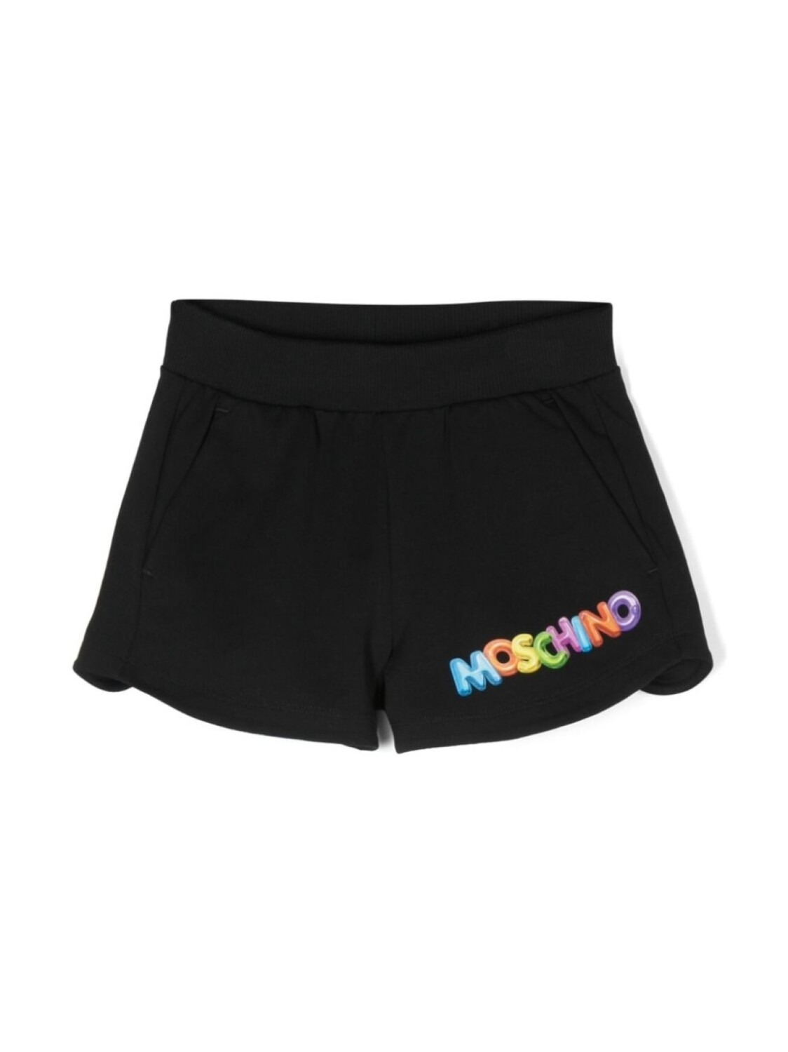 

Moschino Kids шорты с логотипом, черный