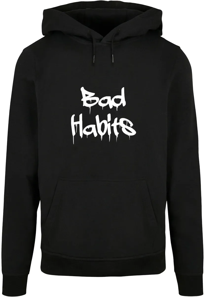 

Толстовка с капюшоном Merchcode " Merchcode Men's Bad Habits Basic Hoody", черный