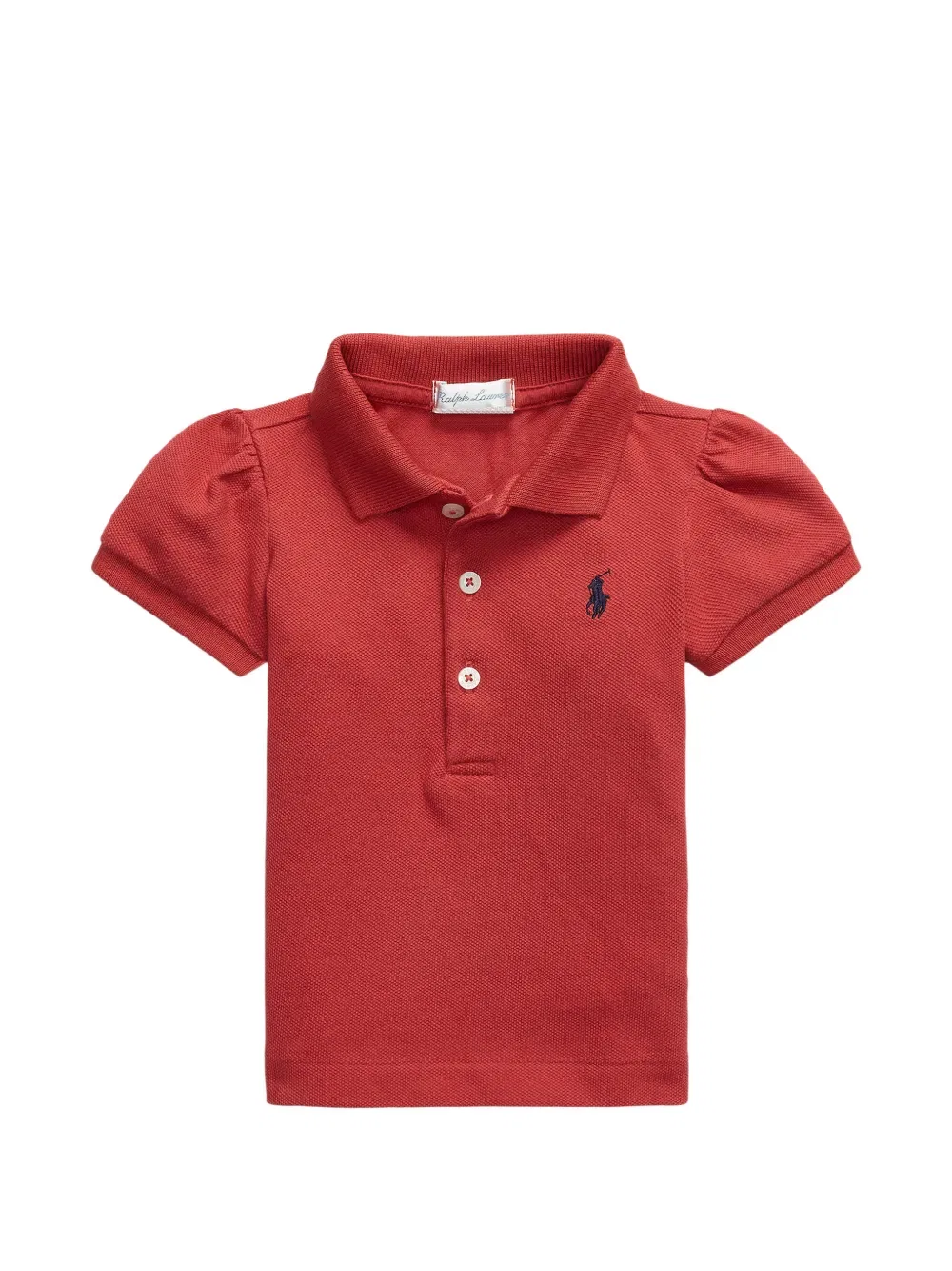 Рубашка-Поло с пышными рукавами Polo Ralph Lauren Kids, красный