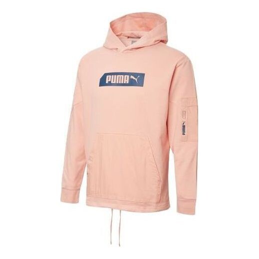 

Толстовка nu-tility logo hoodie 'pink' Puma, розовый