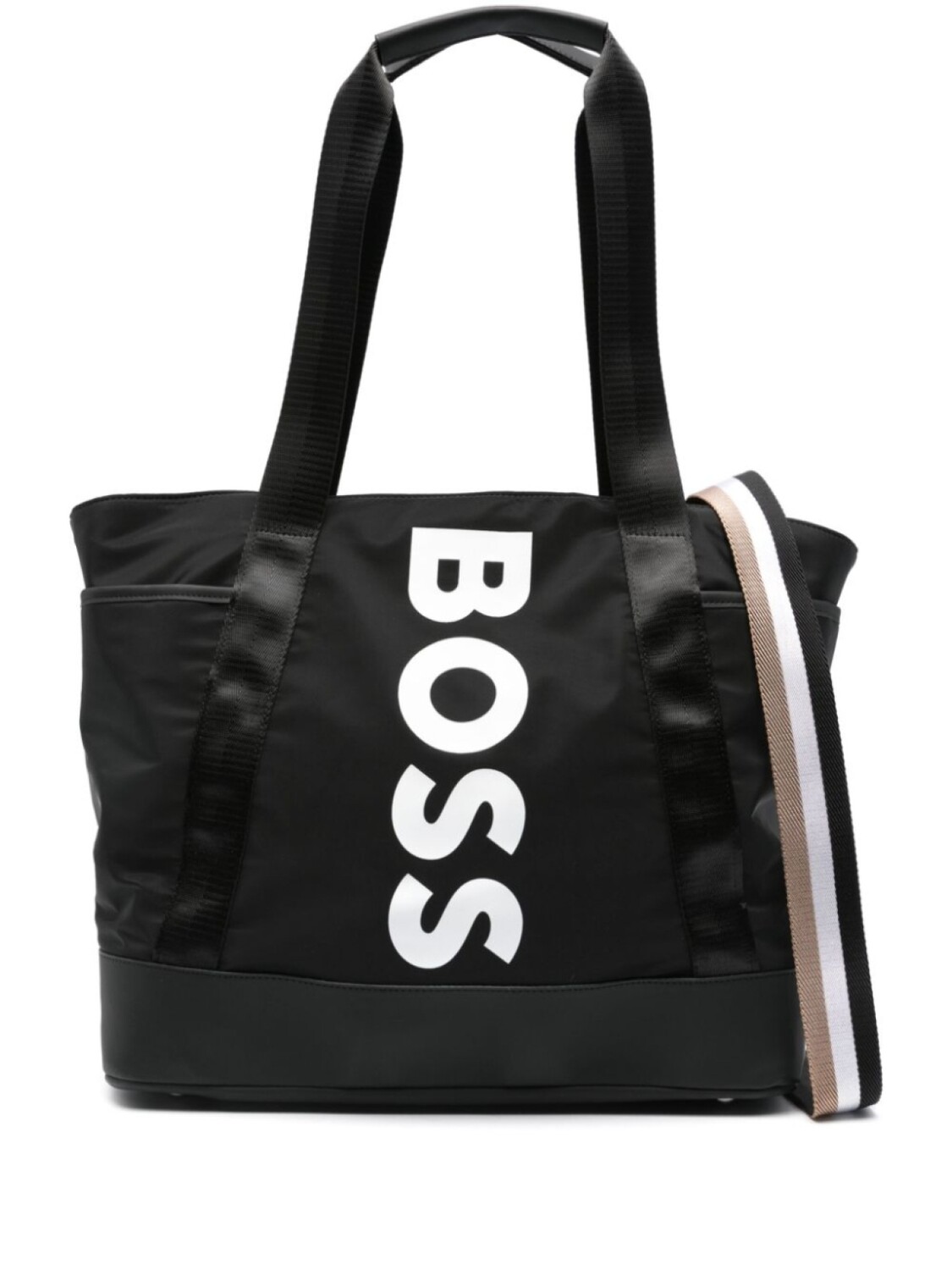 

BOSS Kidswear сумка для пеленания с логотипом, черный