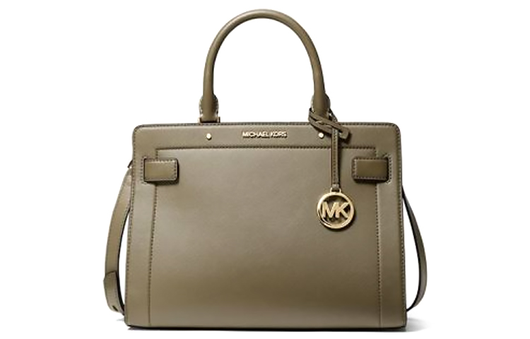 

Кожаная сумка через плечо ручная среднего размера женская армейский зеленый MICHAEL KORS