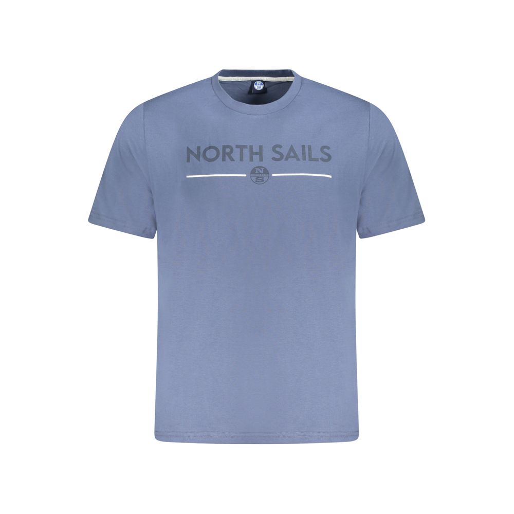 

Синяя хлопковая мужская футболка North Sails
